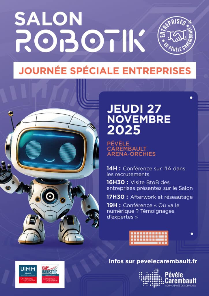 affiche salon robotik journée entreprisesvdef